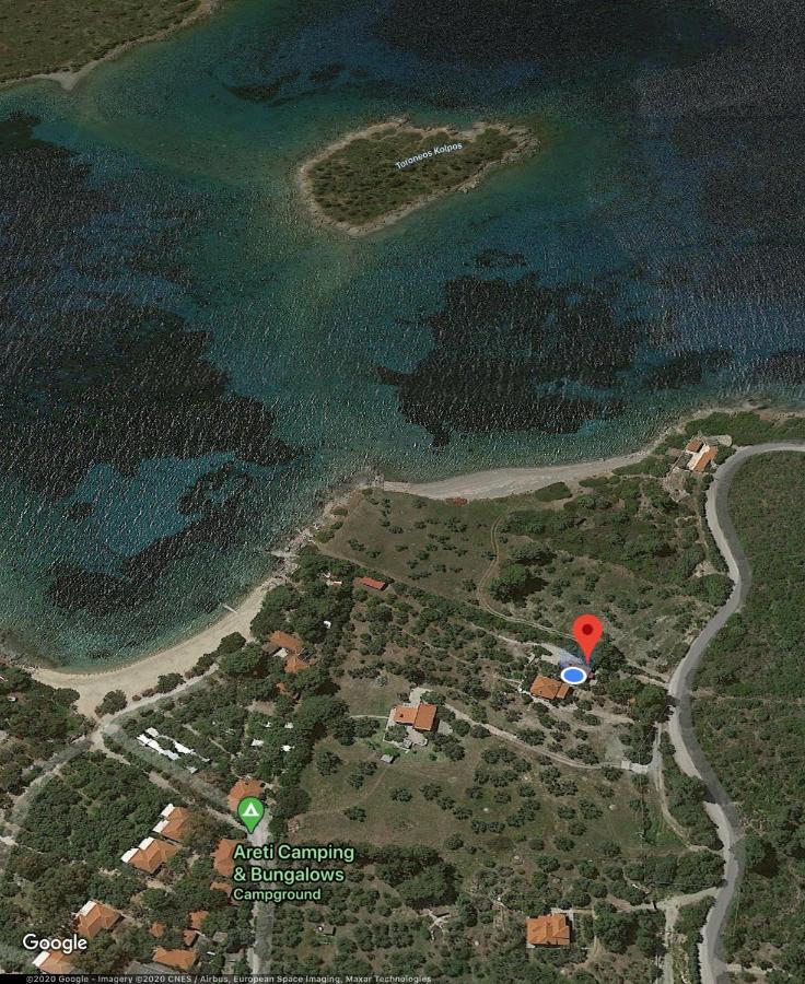 Hidden Gem Sithonia Villa Metochi Agias Kiriakis Luaran gambar